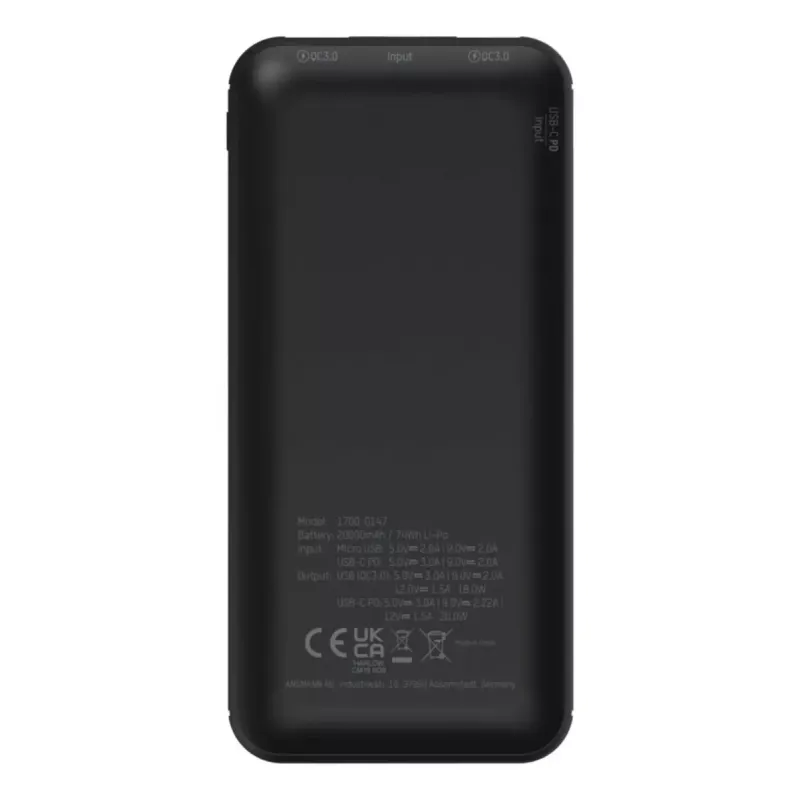 Prenosná powerbanka Ansmann PB320PD 20000 mAh