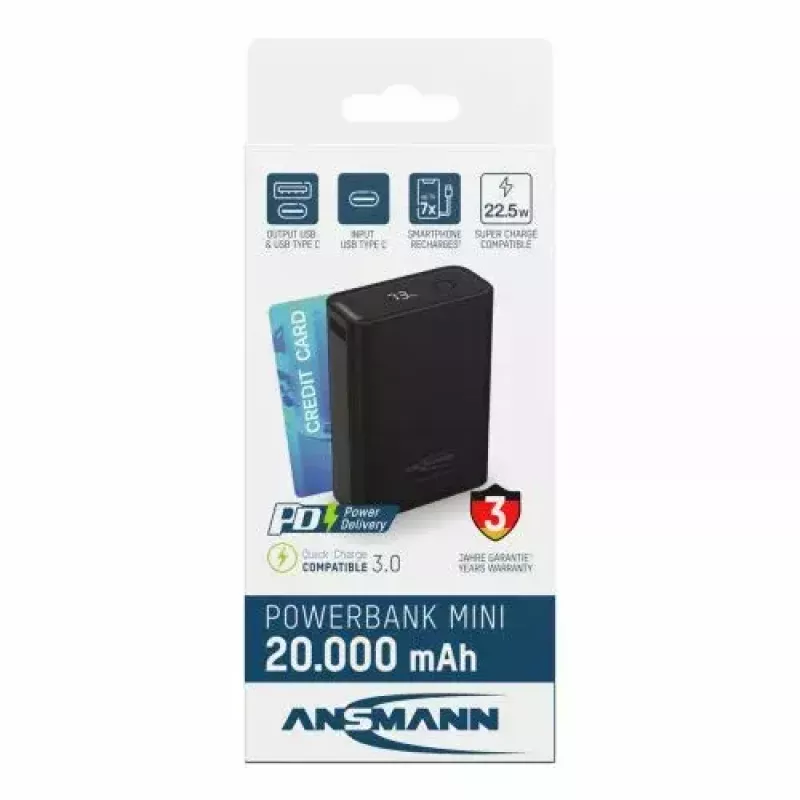 Prenosná batéria Ansmann PB222PD 20000 mAh