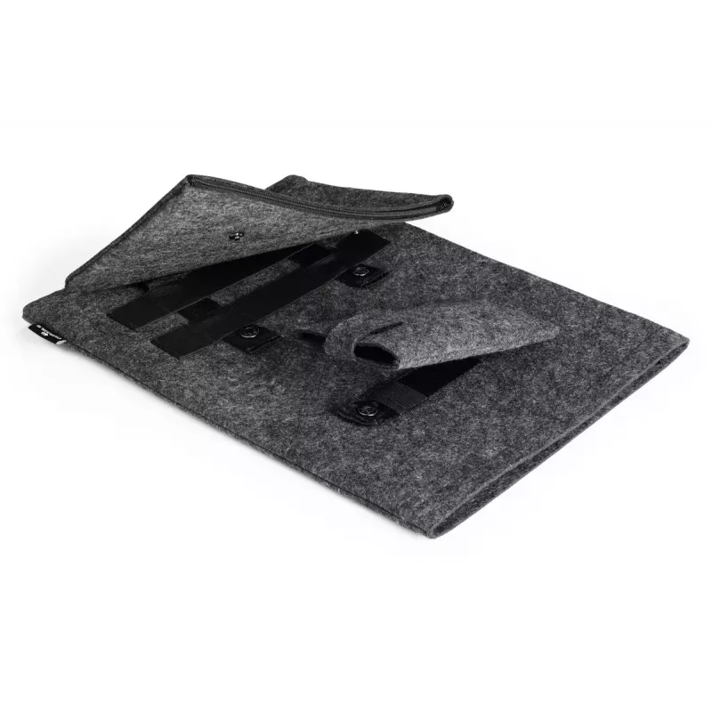 Durable 507158 MultiBag EFFECT obal na notebook / tablet 16,4″ (41,7 cm), plsť z recyklovaného PET, s vreckom na príslušenstvo a telefón