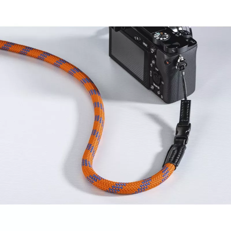Hama Braid 120 popruh na digitálny fotoaparát nylon modrý, oranžový
