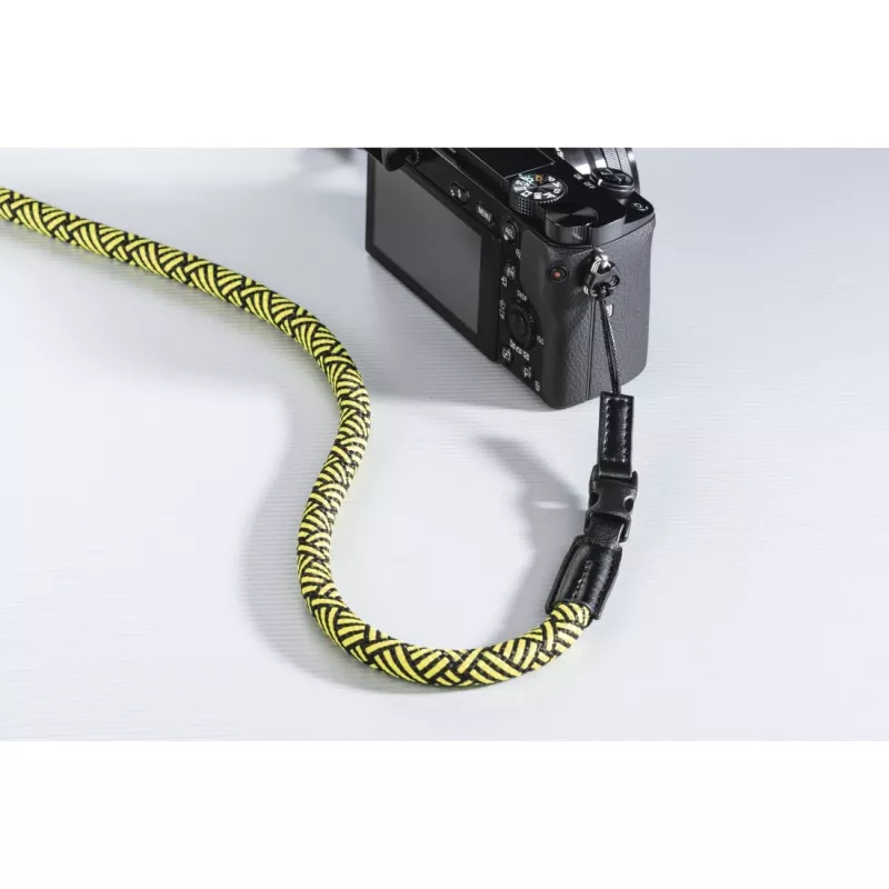 Hama Braid 120 popruh na digitálny fotoaparát nylon čierny, žltý