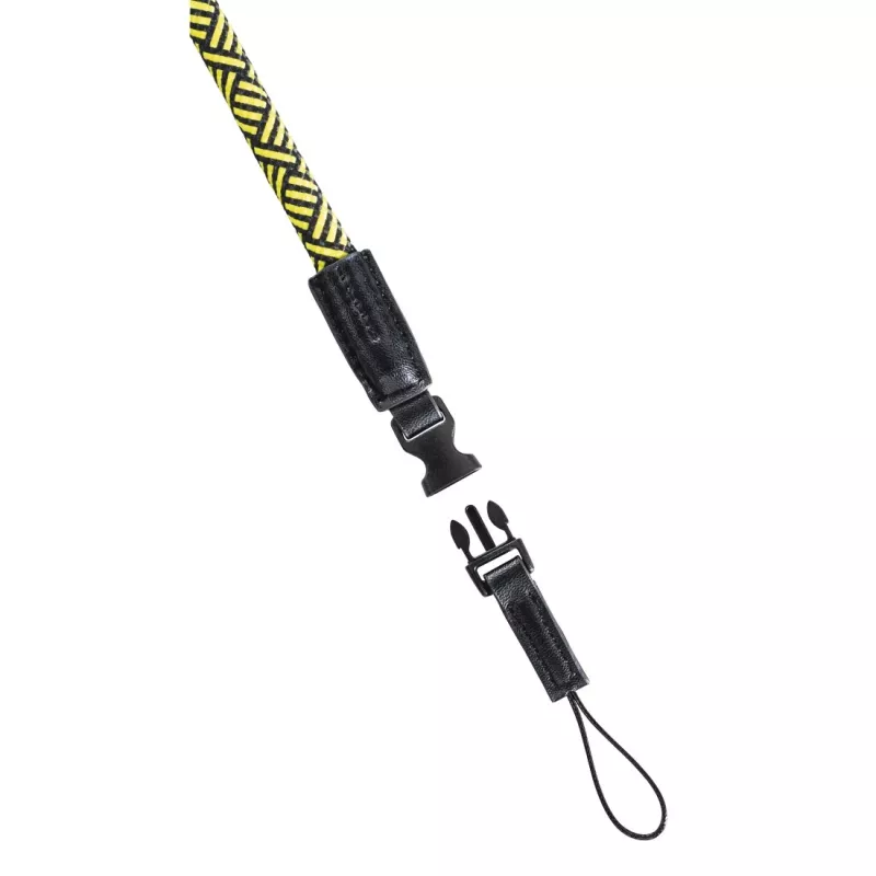 Hama Braid 120 popruh na digitálny fotoaparát nylon čierny, žltý