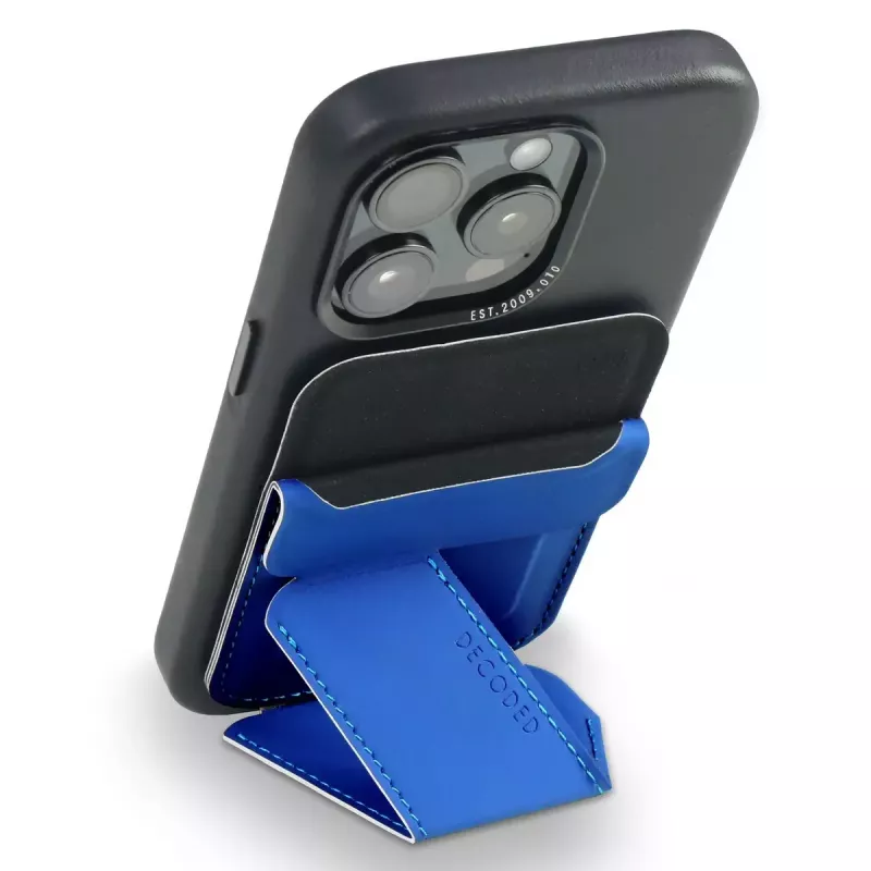Decoded D24MSCS1GB blue silicone peňaženka na karty so stojanom