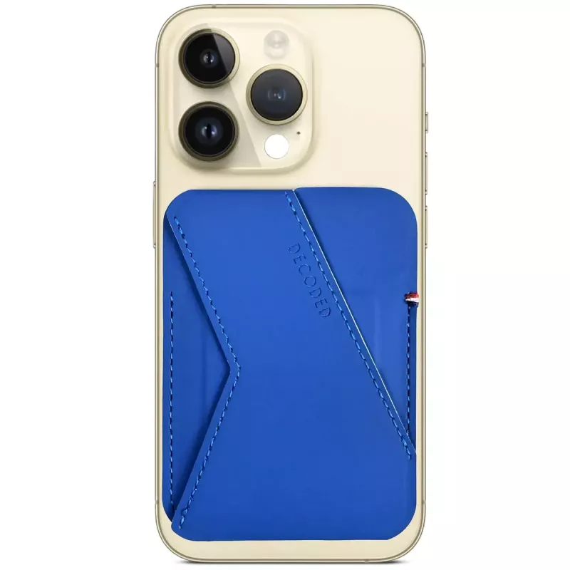 Decoded D24MSCS1GB blue silicone peňaženka na karty so stojanom