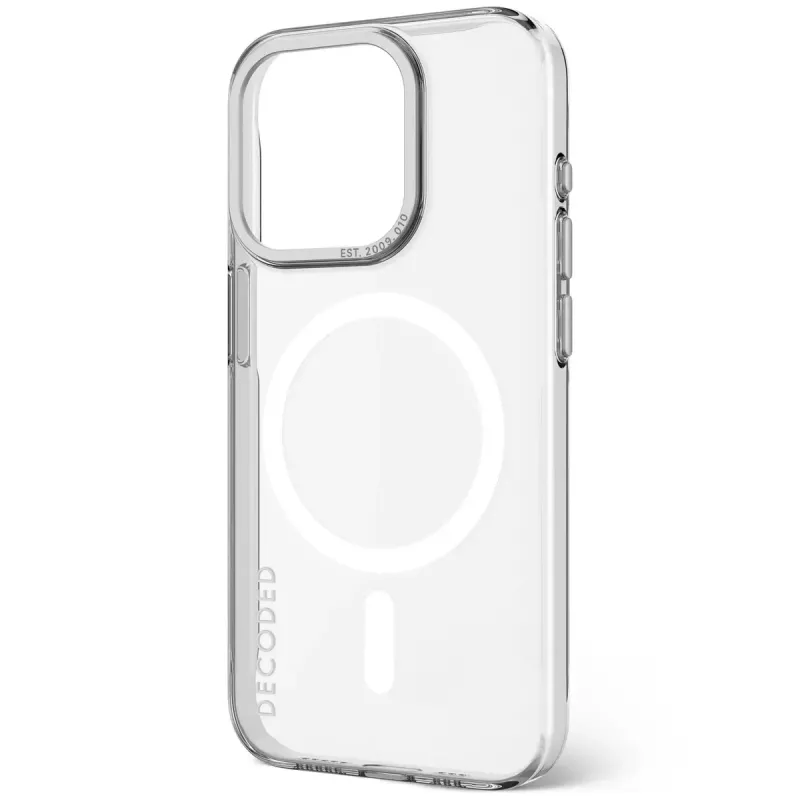 Puzdro Decoded D24IPO15PBCT2TT pre iPhone 15 Pro 15,5 cm transparentné