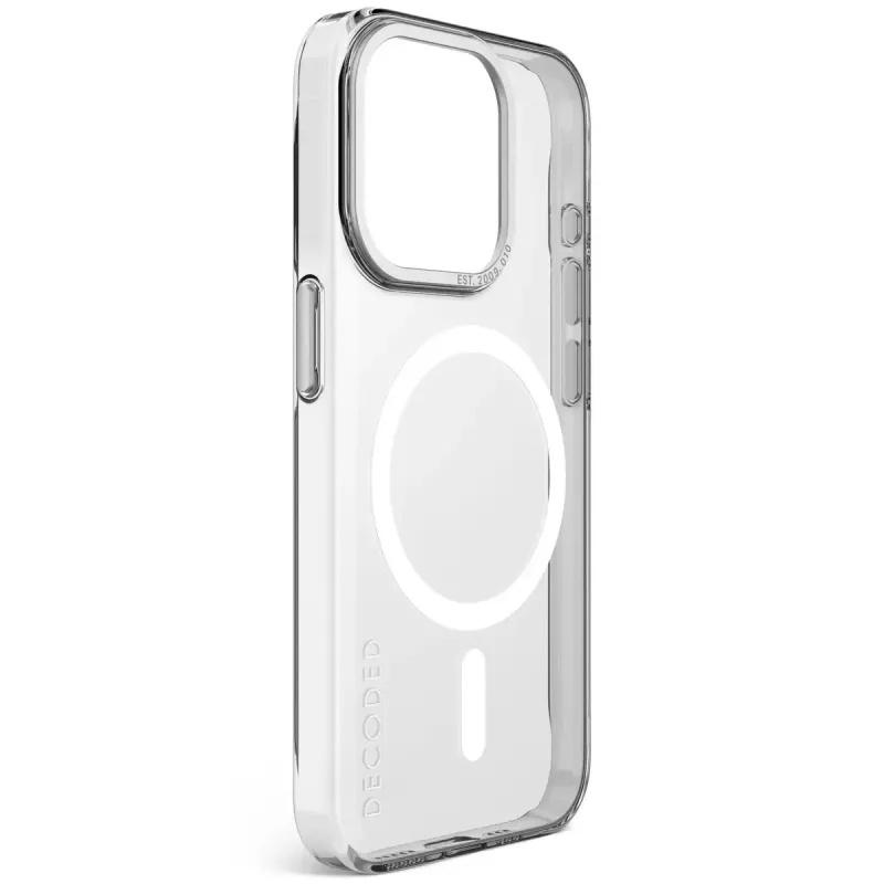 Puzdro Decoded D24IPO15PBCT2TT pre iPhone 15 Pro 15,5 cm transparentné