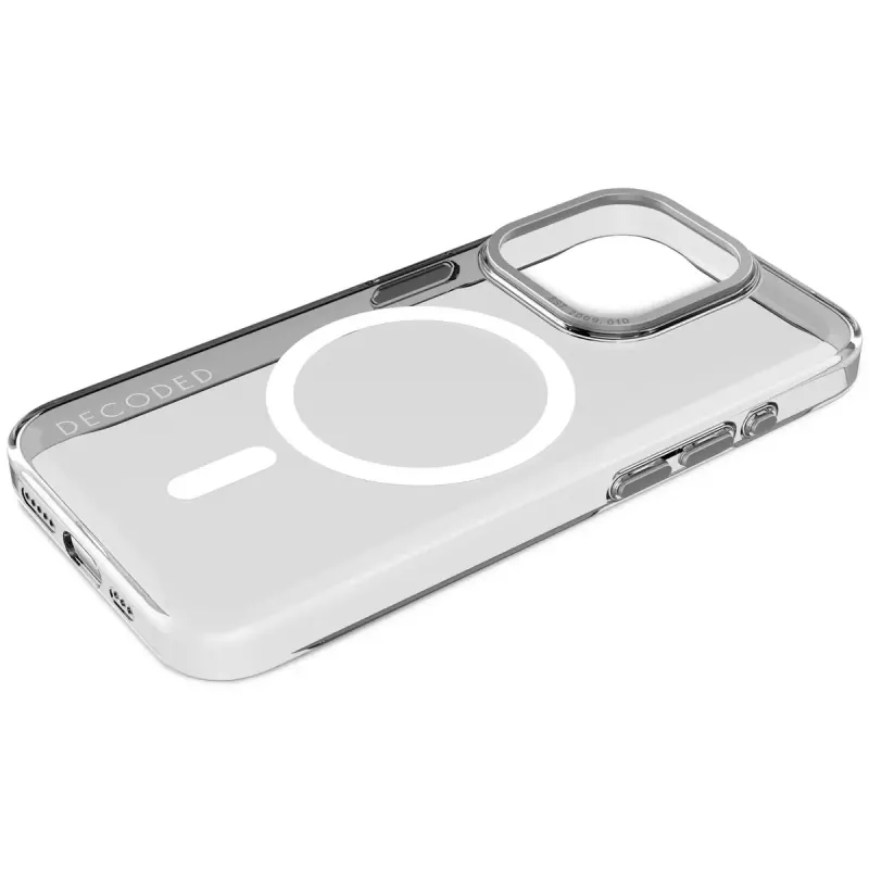 Puzdro Decoded D24IPO15PBCT2TT pre iPhone 15 Pro 15,5 cm transparentné