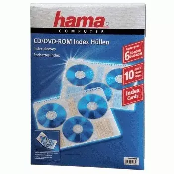 Hama indexové obaly na CD-ROM 60 diskov transparentné