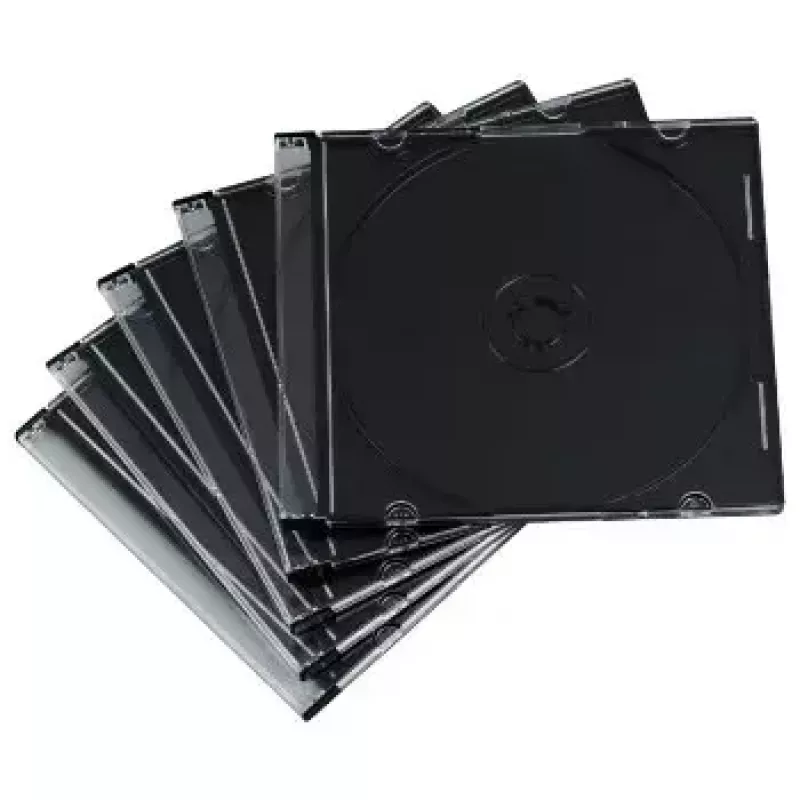 Hama 51269 CD slim jewel case balenie 50 kusov 1 disk transparentné