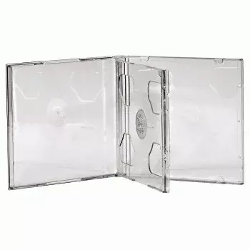 Hama 44752 CD dvojité jewel case balenie 5 ks pre 2 disky transparentné