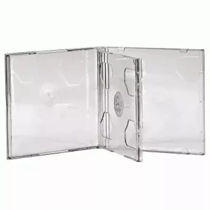 Hama 44752 CD dvojité jewel case balenie 5 ks pre 2 disky transparentné