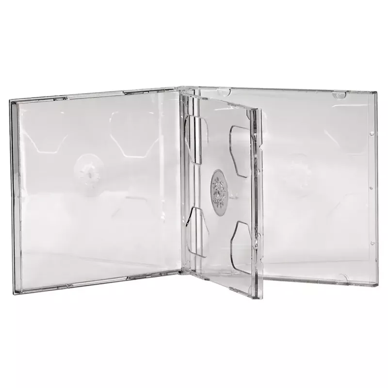 Hama 44752 CD dvojité jewel case balenie 5 ks pre 2 disky transparentné