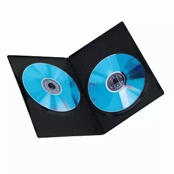 Hama 51185 DVD slim dvojitý box čierny 2 disky
