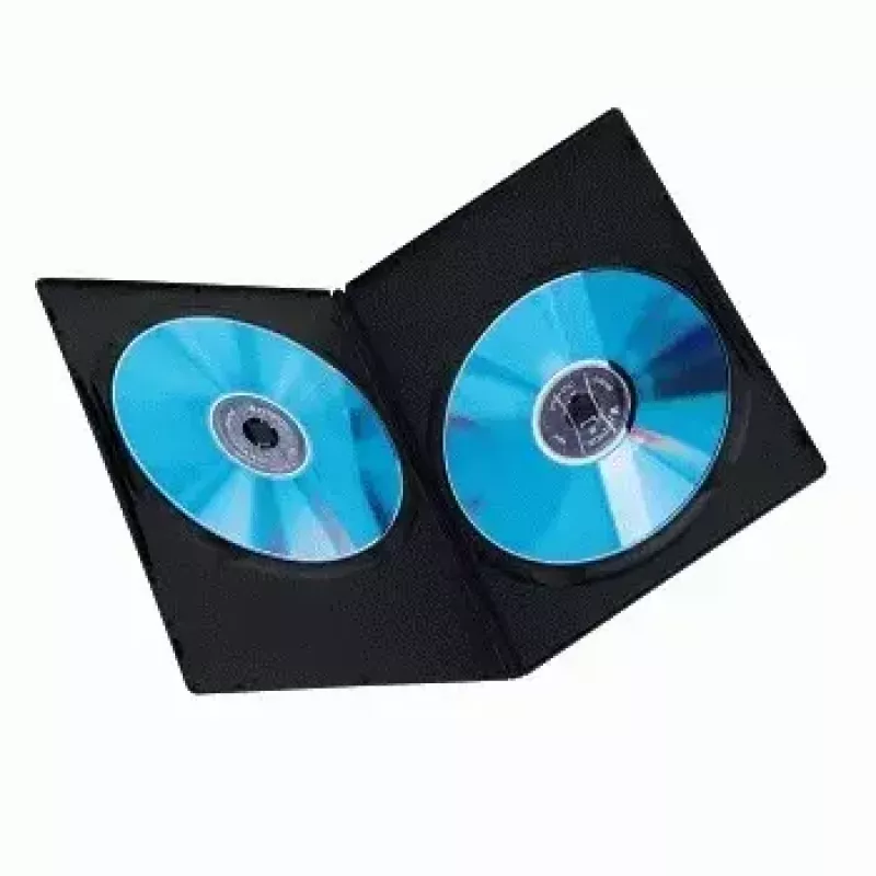 Hama 51185 DVD slim dvojitý box čierny 2 disky