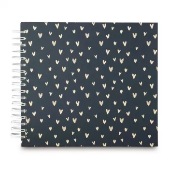 Hama Lovely fotoalbum modrý 100 listov 10 x 15 cm špirálová väzba