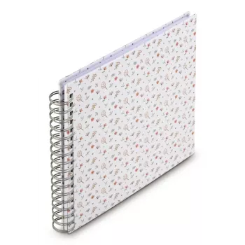 Hama Floral fotoalbum viacfarebný 100 listov 10 x 15 cm špirálová väzba