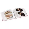 Hama Moni fotoalbum ružový, biely 200 listov 10 x 15