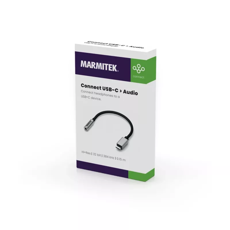 Marmitek Connect USB-C > Audio 8374 adaptér pre audio zariadenia