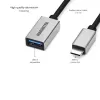 USB kábel Marmitek 08375 0,15 m USB 3.2 Gen 1 USB-C USB-A čierny strieborný
