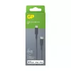 Kábel GP Batteries CL1P 1m sivý Lightning USB C