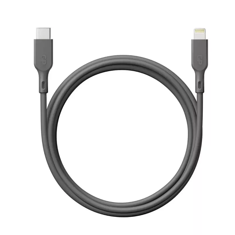 Kábel GP Batteries CL1P 1m sivý Lightning USB C