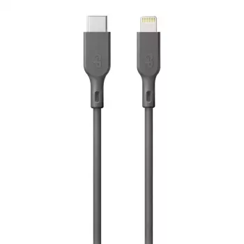 Kábel GP Batteries CL1P 1m sivý Lightning USB C