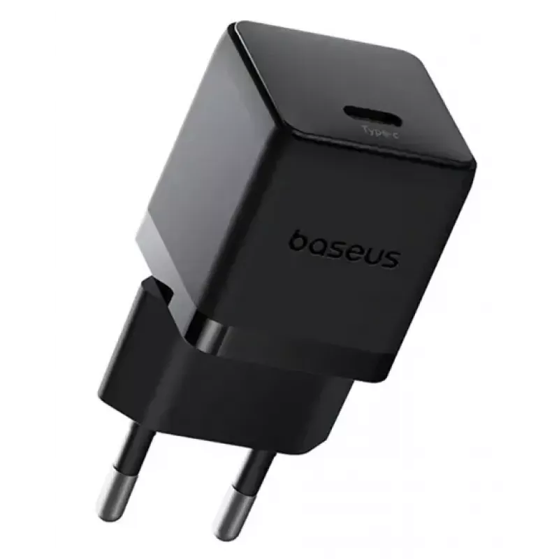 Nabíjačka Baseus Palm Universal čierna AC, 30 W, USB-C PD, do interiéru, univerzálna kompatibilita