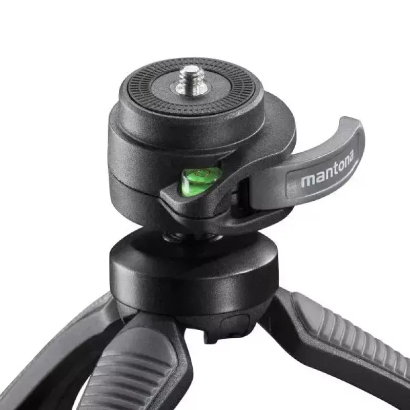 Stativ Mantona 21406 smartfón digitálny fotoaparát 3 nohy čierny sivý