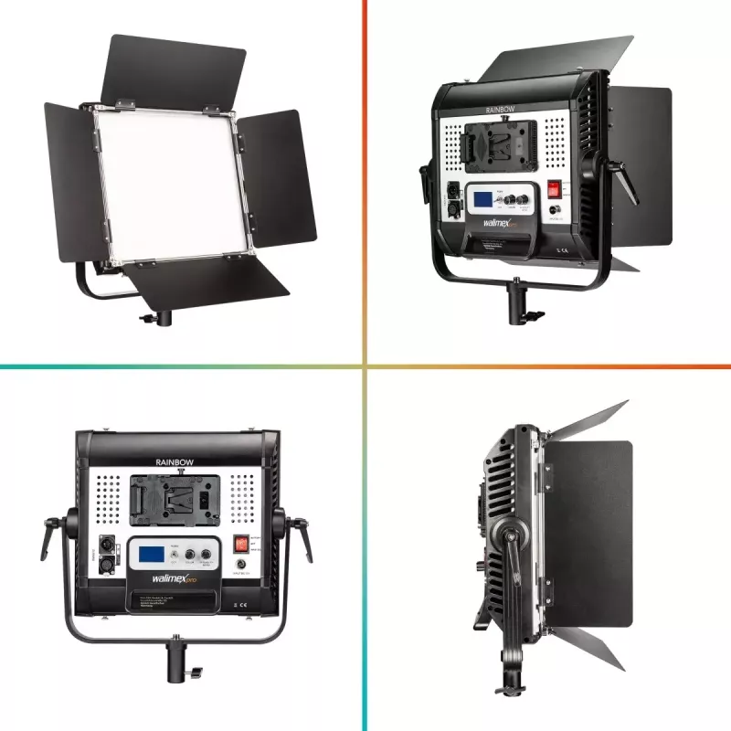 Walimex Rainbow 50 W LED svetlo čierne hliník plast 50000 h