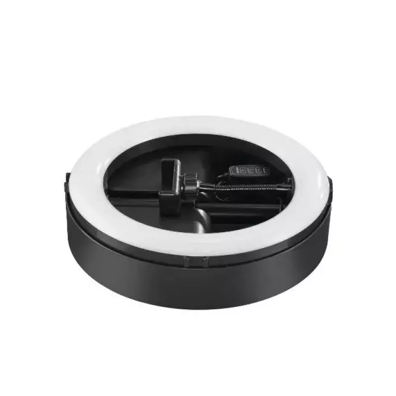 Hama SpotLight FoldUp 102 II sada LED kruhového svetla pre smartfóny, skladacia, s držiakom