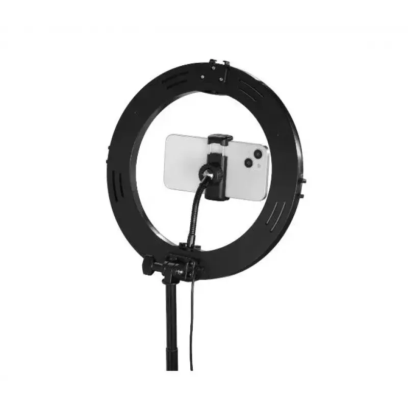Hama SpotLight FoldUp 102 II sada LED kruhového svetla pre smartfóny, skladacia, s držiakom