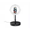 Hama SpotLight FoldUp 102 II sada LED kruhového svetla pre smartfóny, skladacia, s držiakom