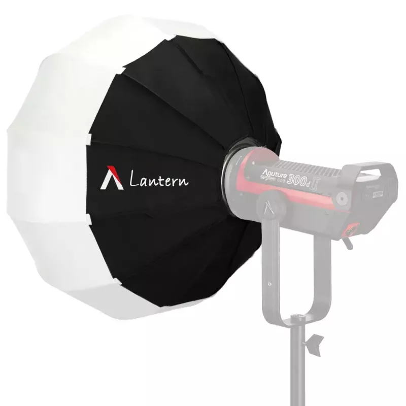 Aputure Lantern 90 čierny biely 90 cm difúzny kryt pružinová klietka
