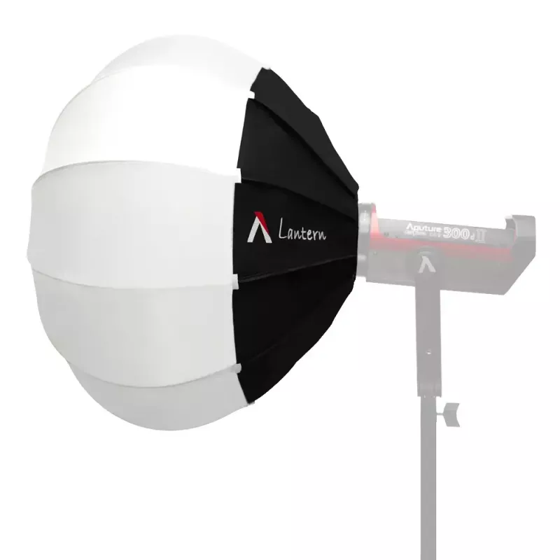 Aputure Lantern 90 čierny biely 90 cm difúzny kryt pružinová klietka