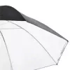 Walimex 1017655 dáždnik 2v1 odrazový a priesvitný, biely, 109 cm