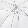 Walimex 1017655 dáždnik 2v1 odrazový a priesvitný, biely, 109 cm