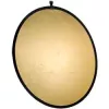 Reflektor Walimex 17690 okrúhly zlatá strieborná 107 cm