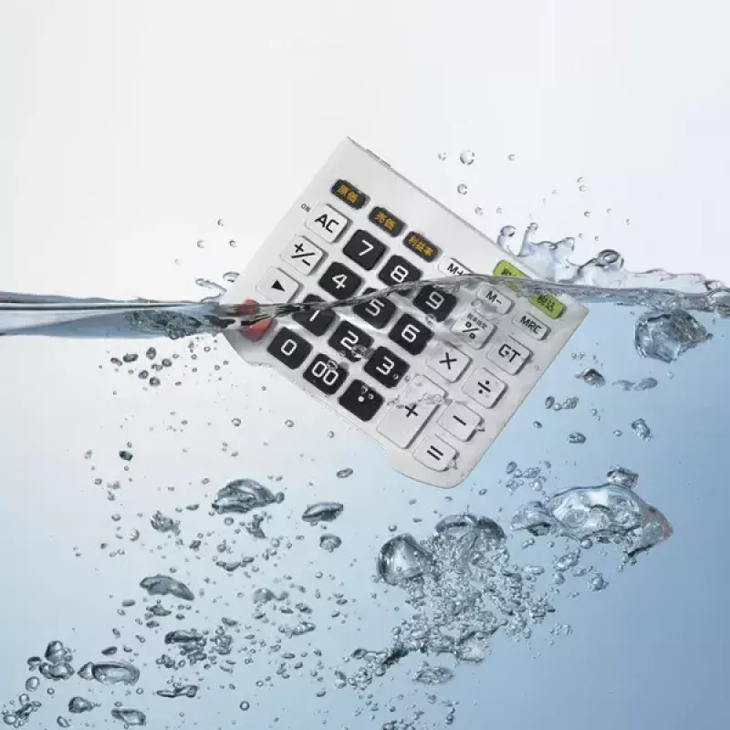 Finančná kalkulačka Casio WD-320MT desktop 12-miestna čierna biela