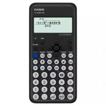 Vedecká kalkulačka Casio FX-82DE CW 12-miestna na batérie čierna