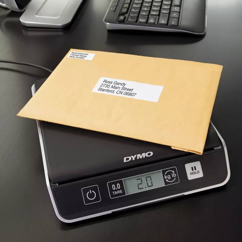 DYMO M5 digitálna váha na balíky a zásielky | do 5 kg kapacita | 20 cm x 20 cm