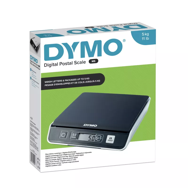 DYMO M5 digitálna váha na balíky a zásielky | do 5 kg kapacita | 20 cm x 20 cm