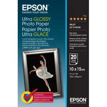 Epson Ultra Glossy Photo Paper - 10x15cm - 20 listov