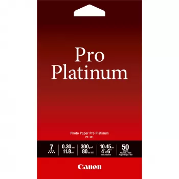Canon PT-101 Pro Platinum fotopapier 4x6 palcov – 50 listov