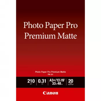 Canon PM-101 Premium matný fotopapier A3 Plus – 20 listov