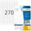 Samolepiaca tlačová etiketa HERMA odnímateľné etikety A4 17,8x10 mm