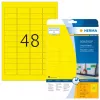 Samolepiace etikety do tlačiarne HERMA Coloured Labels A4 45,7x21,2 mm žltá