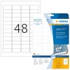 Samolepiace etikety do tlačiarne HERMA Odnímateľné etikety A4 45,7x21,2 mm