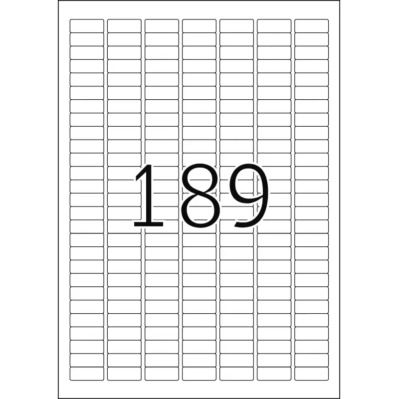 Samolepiaca etiketa do tlačiarne HERMA Labels Premium A4 25,4x10 mm 4725 ks