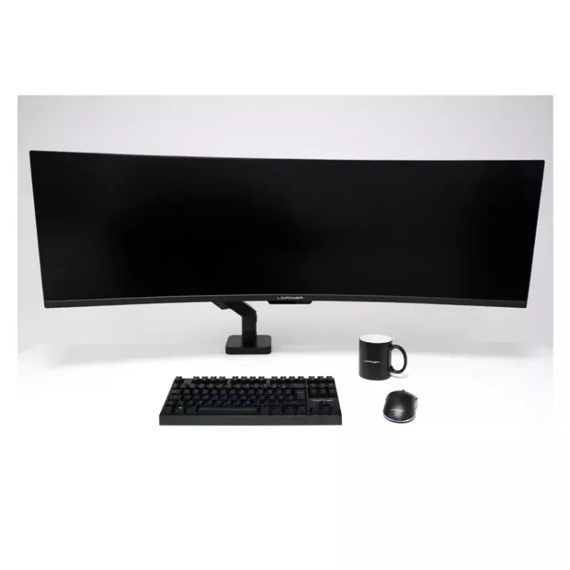 Držiak na monitor LC-Power LC-EQ-A49B 124,5 cm čierny svorka 20 kg