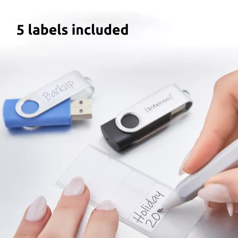 INTENSO Office Line USB kľúč multi-pack 5×64 GB, USB-A, USB 3.2 Gen 1, Swivel, viacfarebný